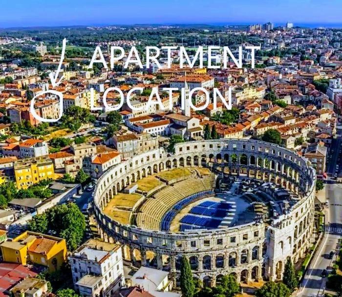 Pula Center Arena Belvedere Apartments And Rooms Exterior photo